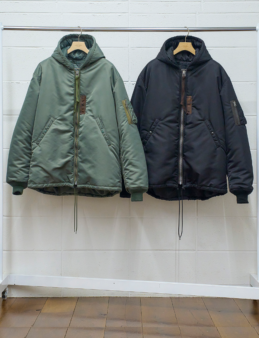 <img class='new_mark_img1' src='https://img.shop-pro.jp/img/new/icons1.gif' style='border:none;display:inline;margin:0px;padding:0px;width:auto;' />BUZZ RICKSON'S × UNUSED - MA-1 hooded jacket  US2348