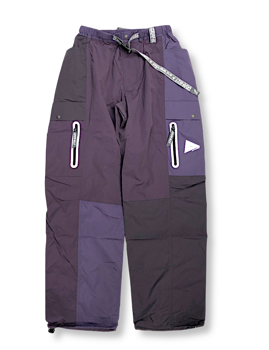 <img class='new_mark_img1' src='https://img.shop-pro.jp/img/new/icons1.gif' style='border:none;display:inline;margin:0px;padding:0px;width:auto;' />GRAMICCI  and wander PATCHWORK WIND PANT (multi purple)