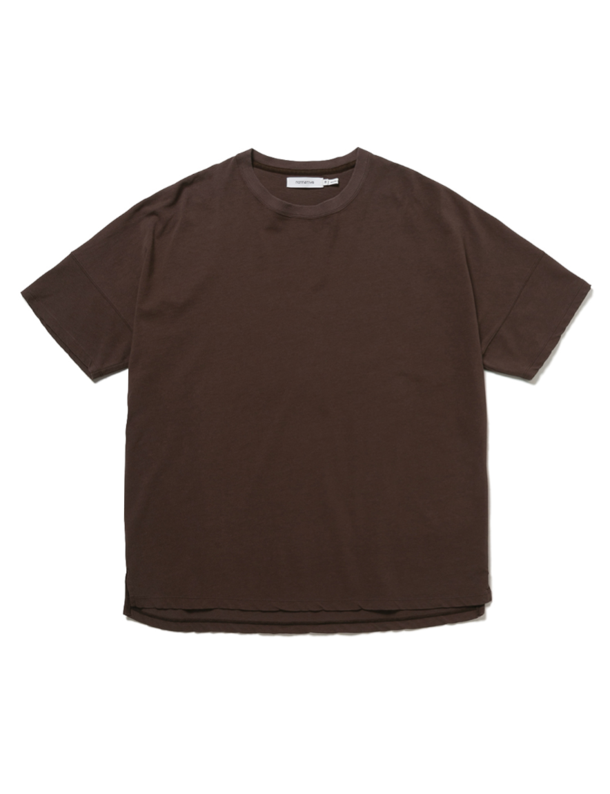 <img class='new_mark_img1' src='https://img.shop-pro.jp/img/new/icons1.gif' style='border:none;display:inline;margin:0px;padding:0px;width:auto;' />nonnative - CLERK S/S TEE COTTON JERSEY (BROWN)