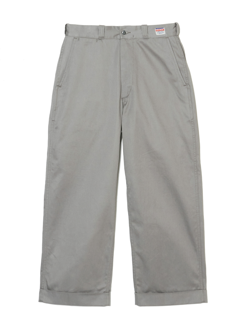 <img class='new_mark_img1' src='https://img.shop-pro.jp/img/new/icons1.gif' style='border:none;display:inline;margin:0px;padding:0px;width:auto;' />N.HOOLYWOOD - CHINO PANTS (GRAY)