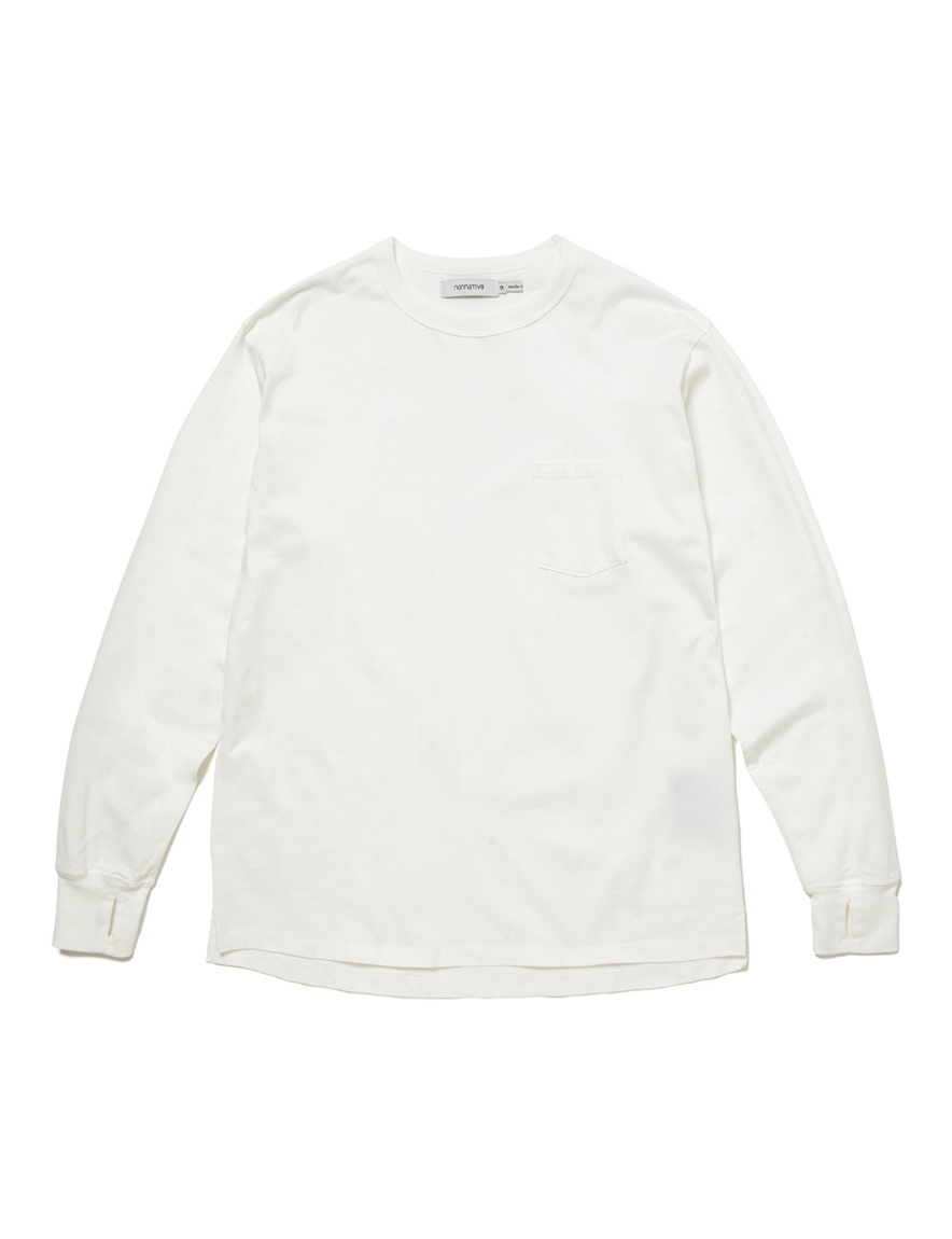 <img class='new_mark_img1' src='https://img.shop-pro.jp/img/new/icons1.gif' style='border:none;display:inline;margin:0px;padding:0px;width:auto;' />nonnative - DWELLER L/S TEE COTTON JERSEY
