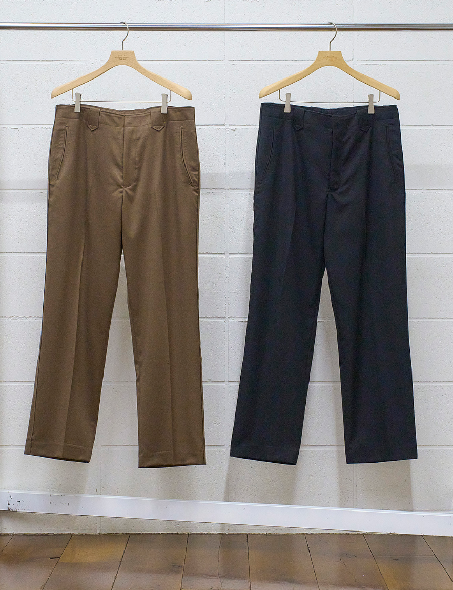 <img class='new_mark_img1' src='https://img.shop-pro.jp/img/new/icons1.gif' style='border:none;display:inline;margin:0px;padding:0px;width:auto;' />UNUSED - Wool western slacks (BROWN)