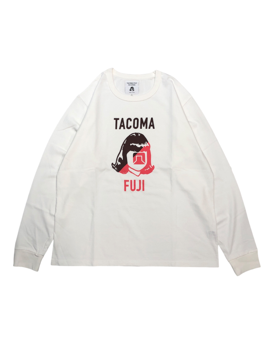 <img class='new_mark_img1' src='https://img.shop-pro.jp/img/new/icons1.gif' style='border:none;display:inline;margin:0px;padding:0px;width:auto;' />TACOMA FUJI RECORDS / TACOMA FUJI HANDWRITING LOGO LS Tee DOUBLE TONE (WHITE)
