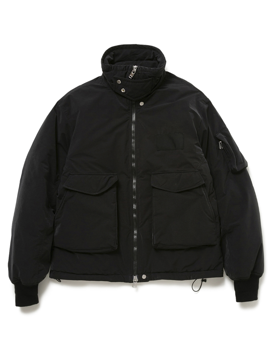 <img class='new_mark_img1' src='https://img.shop-pro.jp/img/new/icons50.gif' style='border:none;display:inline;margin:0px;padding:0px;width:auto;' />nonnative - TROOPER PUFF BLOUSON P/N SPLITTING TAFFETA WITH GORE-TEX WINDSTOPPER®(BLACK)