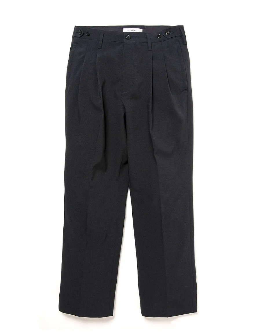 <img class='new_mark_img1' src='https://img.shop-pro.jp/img/new/icons1.gif' style='border:none;display:inline;margin:0px;padding:0px;width:auto;' />nonnative - OFFICER CHINO TROUSERS POLY WEATHER (DK NAVY)