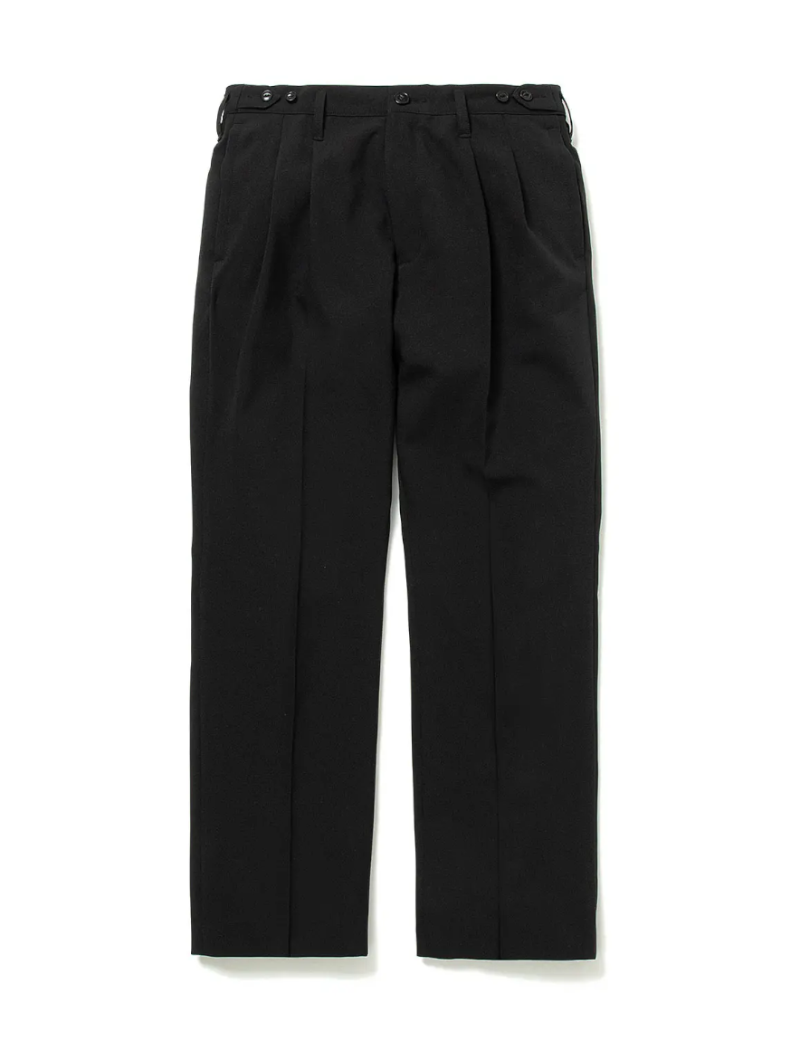 <img class='new_mark_img1' src='https://img.shop-pro.jp/img/new/icons1.gif' style='border:none;display:inline;margin:0px;padding:0px;width:auto;' />nonnative - OFFICER CHINO TROUSERS POLY WEATHER (BLACK)