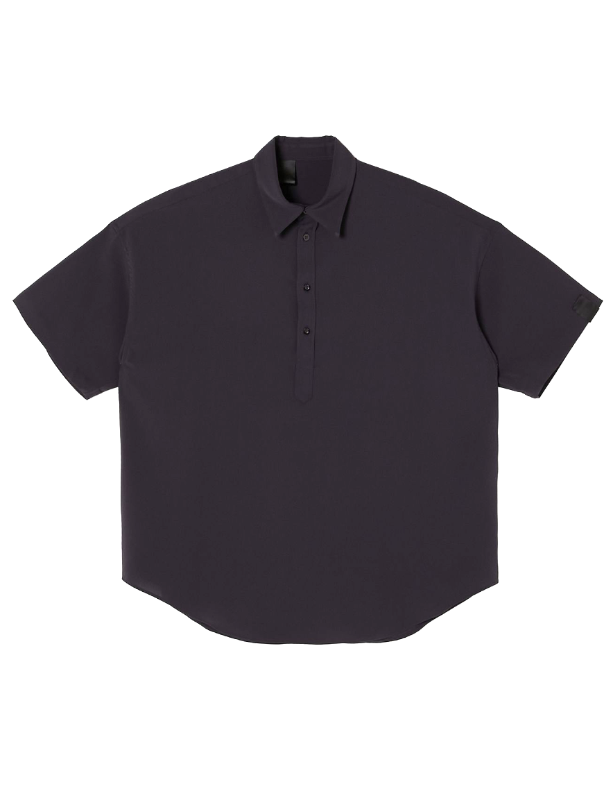 <img class='new_mark_img1' src='https://img.shop-pro.jp/img/new/icons1.gif' style='border:none;display:inline;margin:0px;padding:0px;width:auto;' />N.HOOLYWOOD - PULLOVER HALF SLEEVE SHIRT (NAVY)