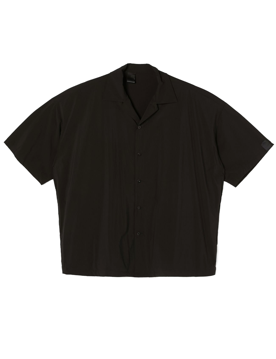 <img class='new_mark_img1' src='https://img.shop-pro.jp/img/new/icons1.gif' style='border:none;display:inline;margin:0px;padding:0px;width:auto;' />N.HOOLYWOOD - HALF SLEEVE BIG SHIRT (BLACK)