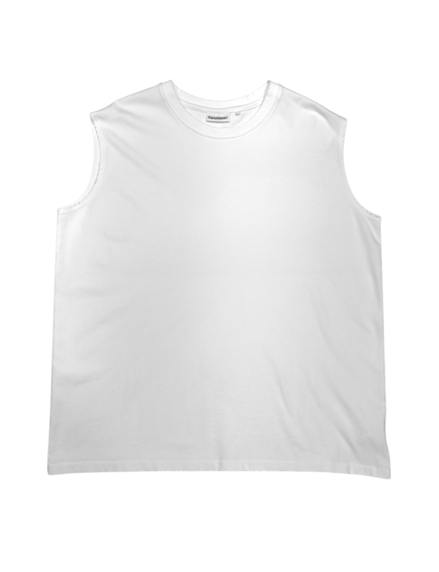 <img class='new_mark_img1' src='https://img.shop-pro.jp/img/new/icons1.gif' style='border:none;display:inline;margin:0px;padding:0px;width:auto;' />SandWaterr - ORGANIZED TEE NS / COTTON JERSEY (WHITE)

