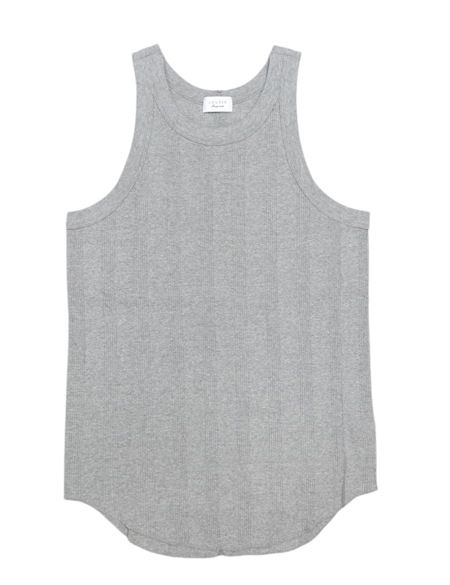 <img class='new_mark_img1' src='https://img.shop-pro.jp/img/new/icons1.gif' style='border:none;display:inline;margin:0px;padding:0px;width:auto;' />UNUSED - Tank top (GRAY)