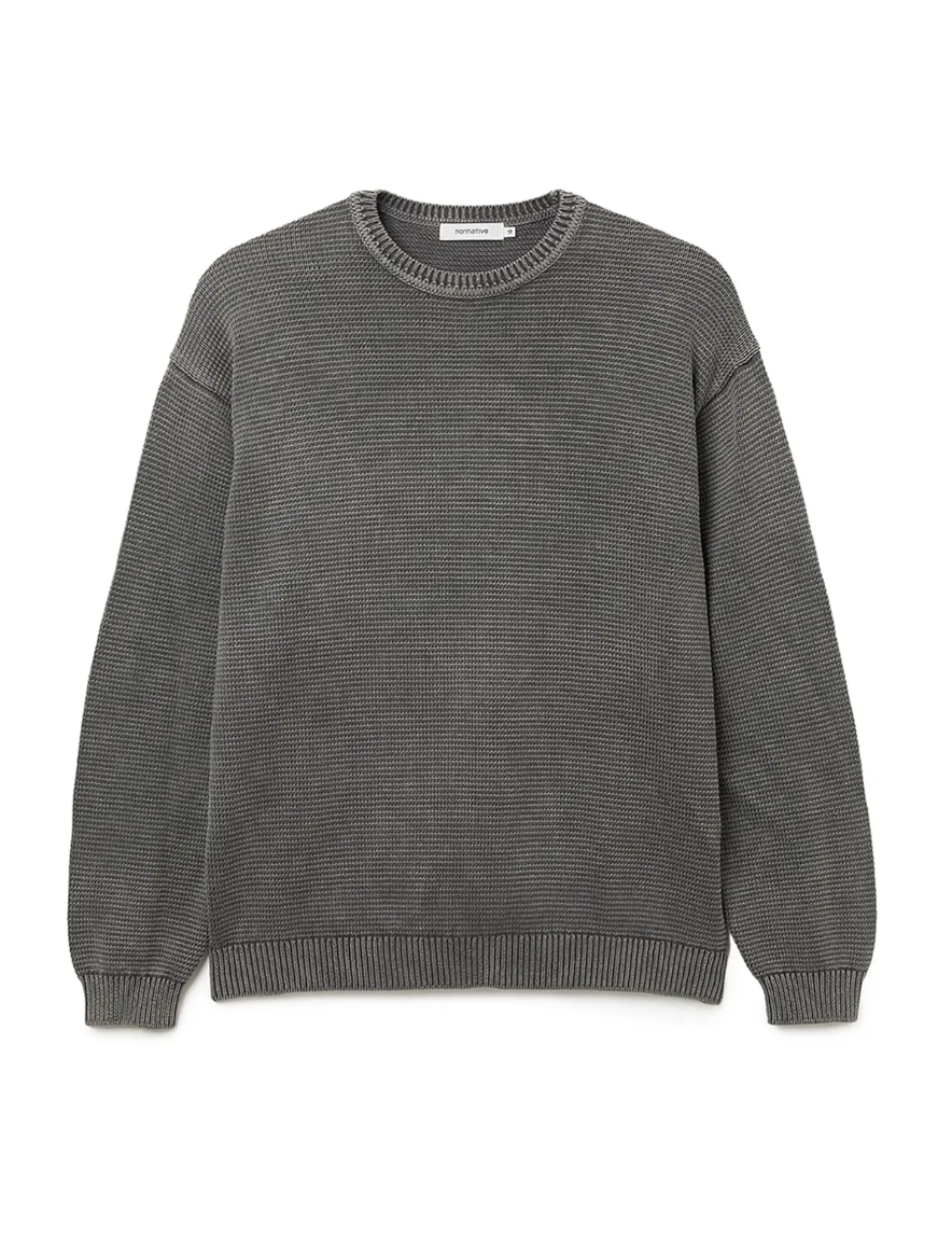 <img class='new_mark_img1' src='https://img.shop-pro.jp/img/new/icons1.gif' style='border:none;display:inline;margin:0px;padding:0px;width:auto;' />nonnative - WORKER PULLOVER SWEATER COTTON YARN (GRAY)