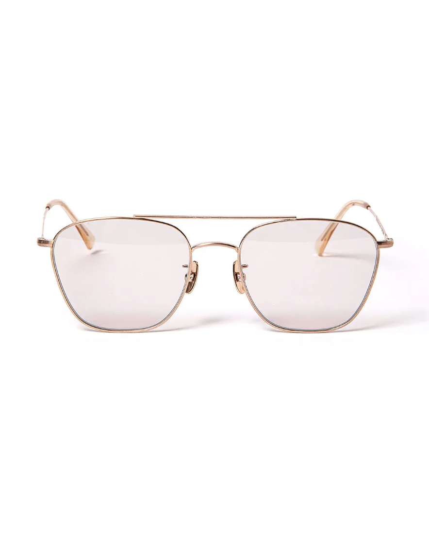 <img class='new_mark_img1' src='https://img.shop-pro.jp/img/new/icons1.gif' style='border:none;display:inline;margin:0px;padding:0px;width:auto;' />hobo - BRIDGE FRAME SUNGLASSES TITANIUM by KANEKO OPTICAL (GOLD)