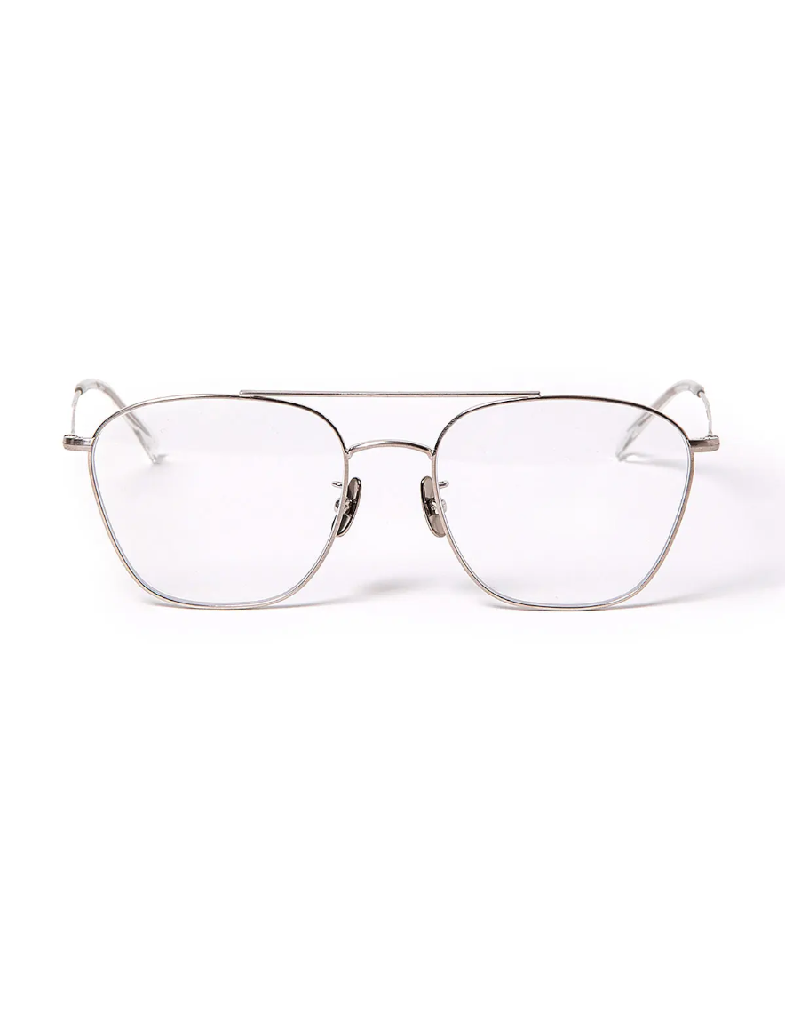 <img class='new_mark_img1' src='https://img.shop-pro.jp/img/new/icons1.gif' style='border:none;display:inline;margin:0px;padding:0px;width:auto;' />hobo - BRIDGE FRAME SUNGLASSES TITANIUM by KANEKO OPTICAL (SILVER)