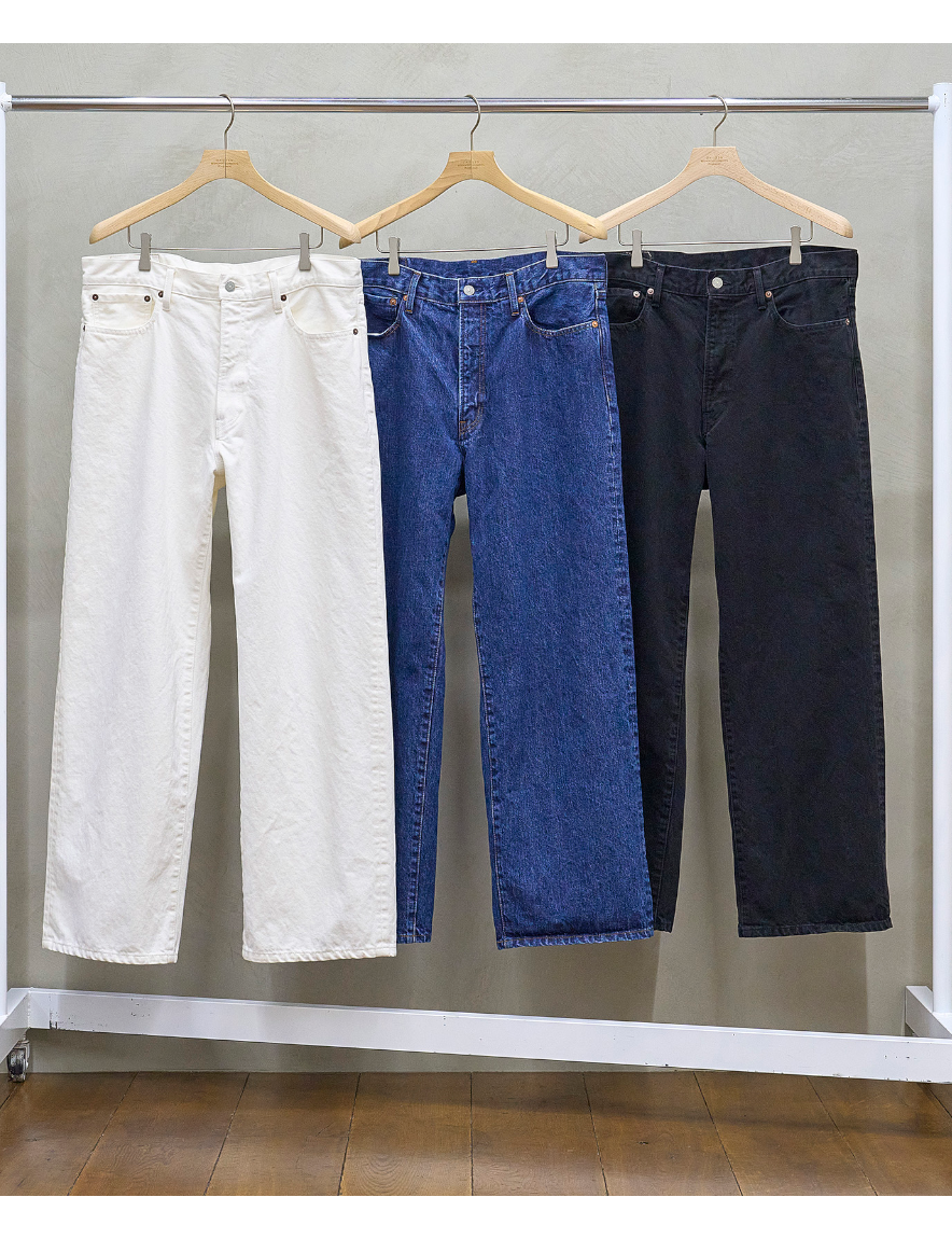 <img class='new_mark_img1' src='https://img.shop-pro.jp/img/new/icons50.gif' style='border:none;display:inline;margin:0px;padding:0px;width:auto;' />UNUSED - 14oz Denm buggy pants (BLACK)