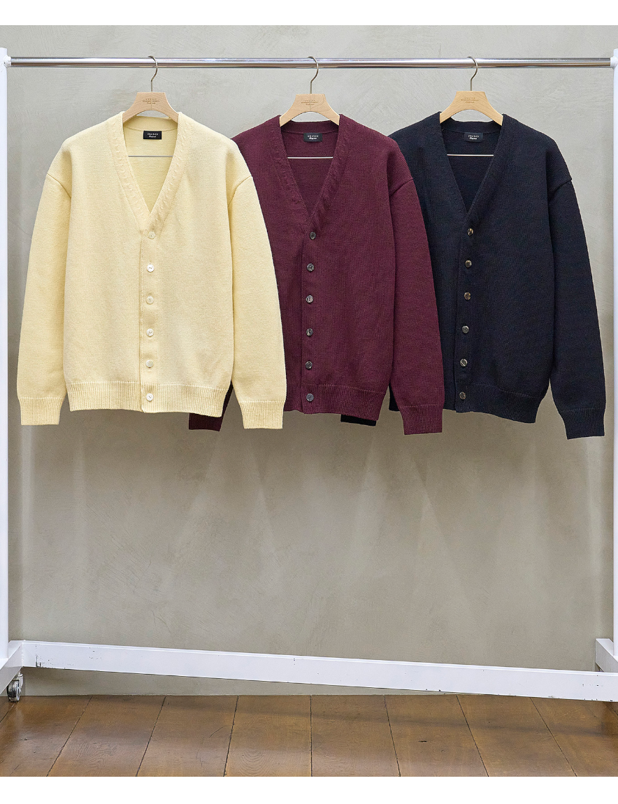<img class='new_mark_img1' src='https://img.shop-pro.jp/img/new/icons1.gif' style='border:none;display:inline;margin:0px;padding:0px;width:auto;' />UNUSED - 7G Wool knit cardigan
