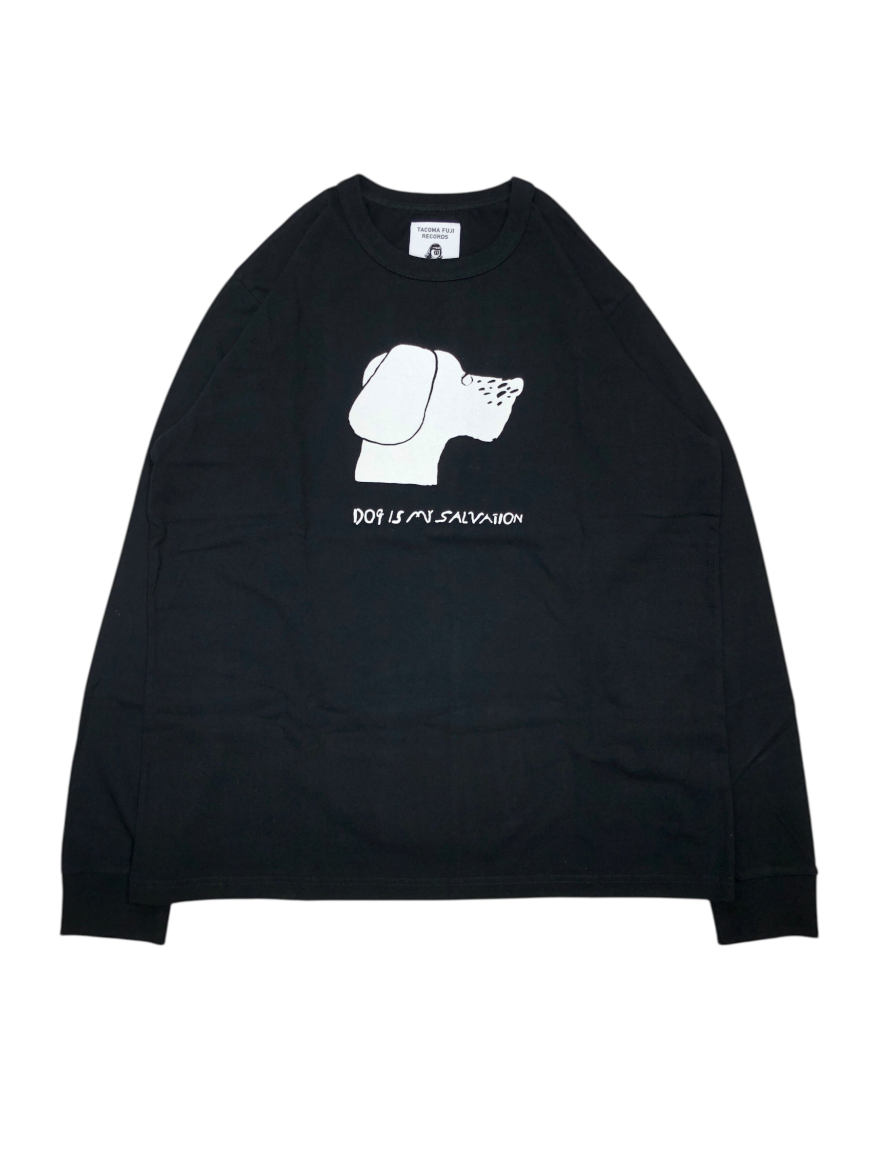 <img class='new_mark_img1' src='https://img.shop-pro.jp/img/new/icons1.gif' style='border:none;display:inline;margin:0px;padding:0px;width:auto;' />TACOMA FUJI RECORDS - DOG IS MY SALVATION Tee designed by Yachiyo Katsuyama