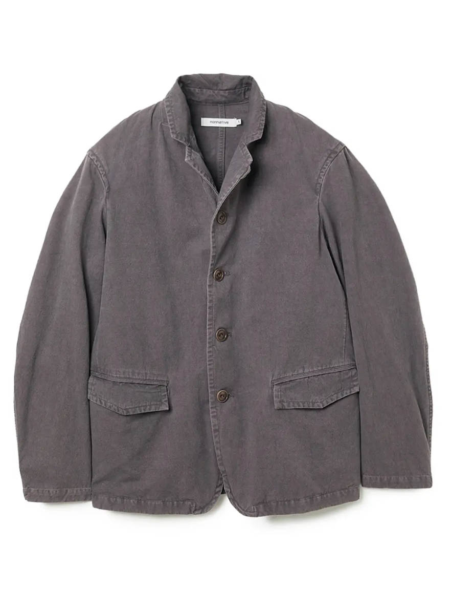 <img class='new_mark_img1' src='https://img.shop-pro.jp/img/new/icons50.gif' style='border:none;display:inline;margin:0px;padding:0px;width:auto;' />nonnative - OFFICER 5B JACKET C/Li CANVAS SULFUR DYE