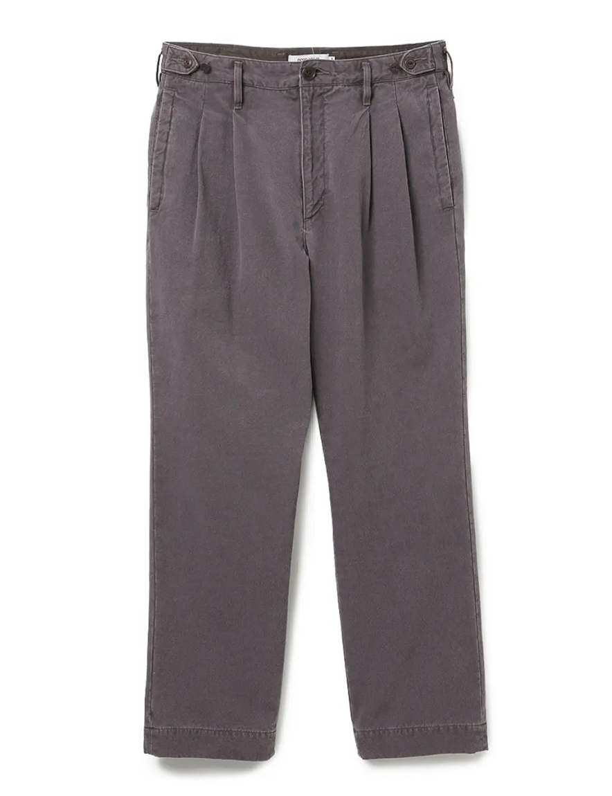 <img class='new_mark_img1' src='https://img.shop-pro.jp/img/new/icons50.gif' style='border:none;display:inline;margin:0px;padding:0px;width:auto;' />nonnative - OFFICER CHINO TROUSERS C/Li CANVAS SULFUR DYE
