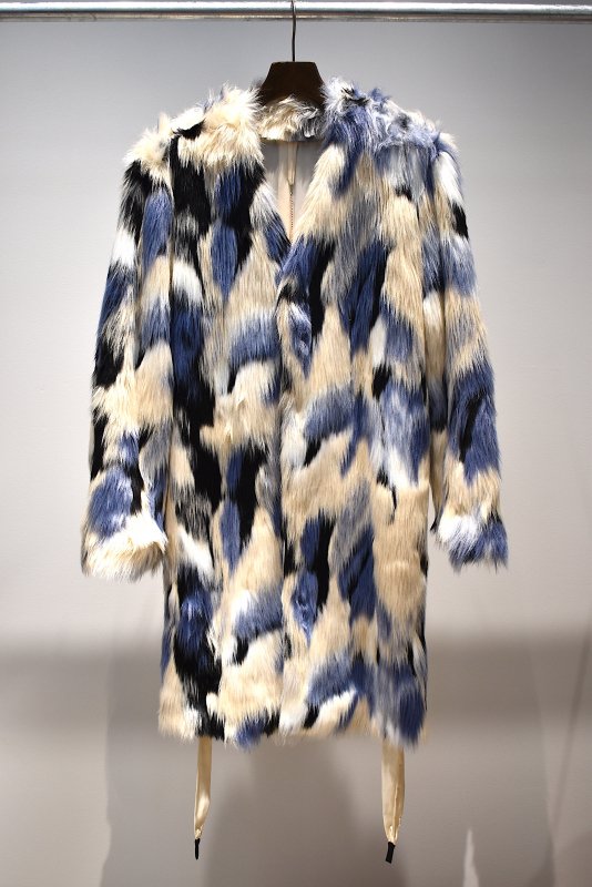 Edwina Horl エドウィナホール fake fur coat(blue) | 通販 - Vase online shop