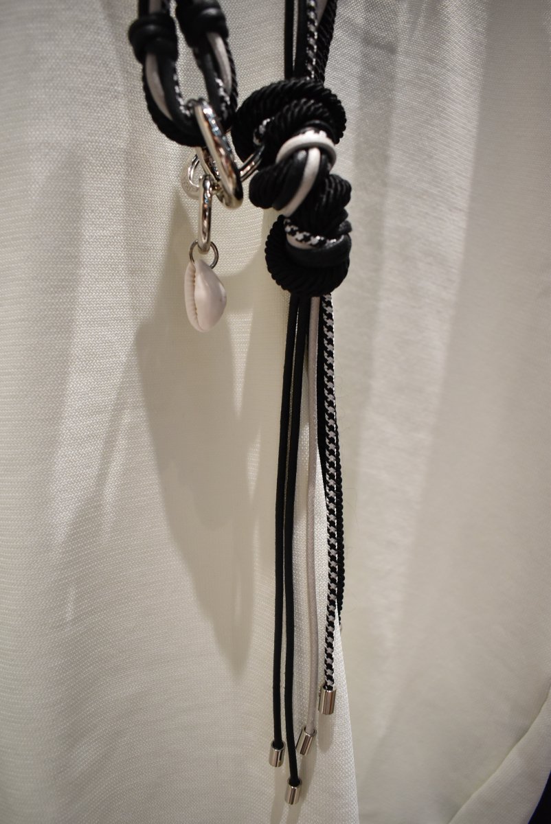 KASHURA》string belt(pepper black)