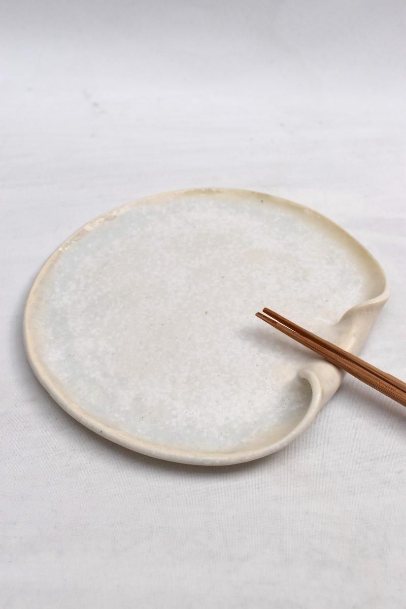 Ceramichi》UnicÔne / Bent Plate 19.5cm (bubble)