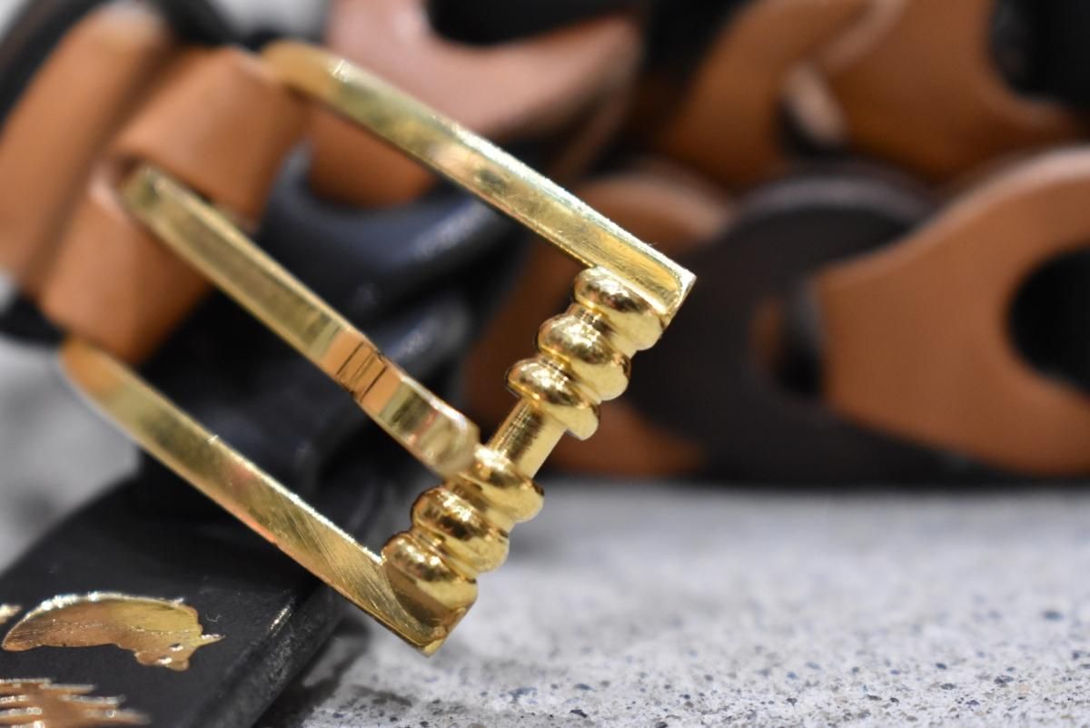 m's braque x ilmicio》full handmade belt with vintage buckle